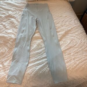 Light blue High-Waisted Lulu lemon Leggings